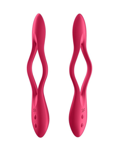 Красный многофункциональный вибратор для пар Satisfyer Elastic Joy Красный многофункциональный вибратор для пар Satisfyer Elastic Joy