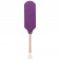 Фиолетовый пэддл Cherished Collection Leather and Suede Paddle - 41 см.