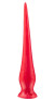 Красный фаллоимитатор  Слинк small  - 35 см.
