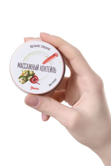 Массажная свеча «Массажный коктейль» с ароматом пина колады - 30 мл. Массажная свеча «Массажный коктейль» с ароматом пина колады - 30 мл.
