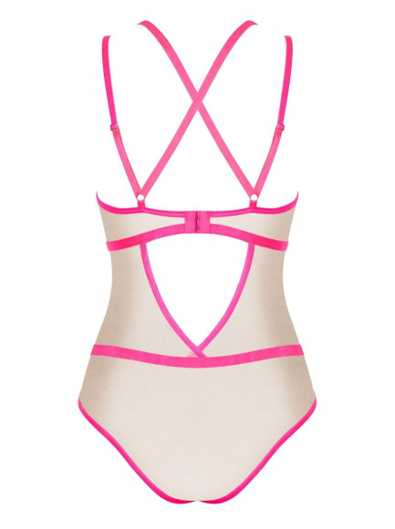 Эффектное боди Nudelia с двойными бретелями Эффектное боди Nudelia с двойными бретелями