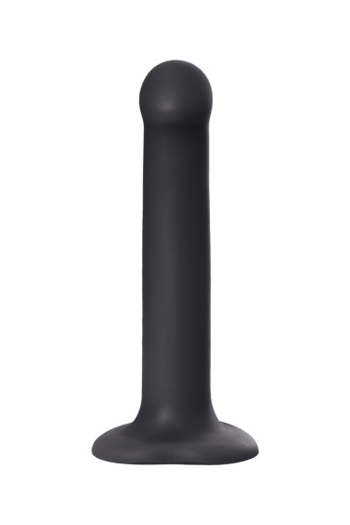 Черный фаллос на присоске Silicone Bendable Dildo M - 18 см. Черный фаллос на присоске Silicone Bendable Dildo M - 18 см.