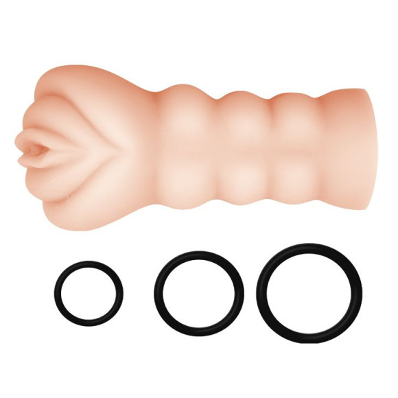 Тугой мастурбатор с кольцами Julia Тугой мастурбатор с кольцами Julia