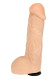 Телесный фаллос с мошонкой для трусиков с плугом - 17,5 см. Телесный фаллос с мошонкой для трусиков с плугом - 17,5 см.