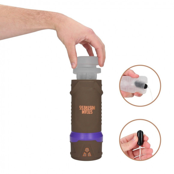 Интерактивный мастурбатор Misty с вакуумом, вибрацией и сжатием Интерактивный мастурбатор Misty с вакуумом, вибрацией и сжатием