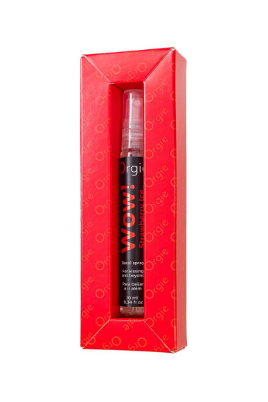 Оральный спрей ORGIE Wow! Strawberry Ice Blowjob Spray с охлаждающим и возбуждающим эффектом - 10 мл. Оральный спрей ORGIE Wow! Strawberry Ice Blowjob Spray с охлаждающим и возбуждающим эффектом - 10 мл.