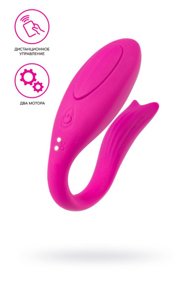 Розовый вибратор для пар Dolphy с пультом ДУ Розовый вибратор для пар Dolphy с пультом ДУ