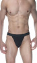 Черные мужские трусы-стринги на широкой резинке Don Moris Черные мужские трусы-стринги на широкой резинке Don Moris