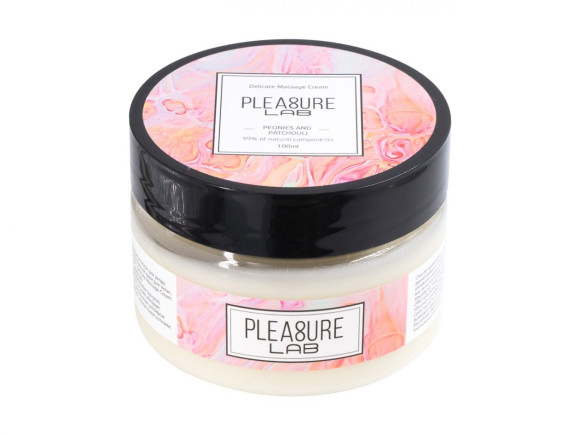 Массажный крем Pleasure Lab Delicate с ароматом пиона и пачули - 100 мл. Массажный крем Pleasure Lab Delicate с ароматом пиона и пачули - 100 мл.
