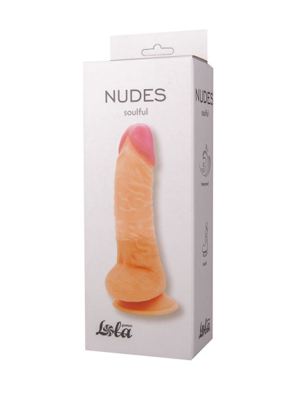 Телесный фаллоимитатор на присоске Soulful - 19 см. Телесный фаллоимитатор на присоске Soulful - 19 см.