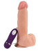 Реалистичный вибратор REAL с пультом управления - 20 см. Реалистичный вибратор REAL с пультом управления - 20 см.