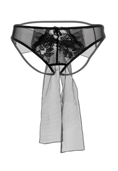 Эротические сетчатые трусики с бантом Mia Эротические сетчатые трусики с бантом Mia