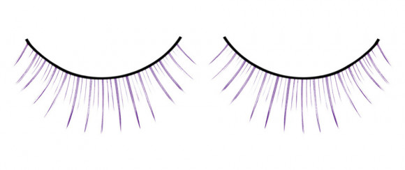 Длинные фиолетовые накладные ресницы Deluxe Длинные фиолетовые накладные ресницы Deluxe