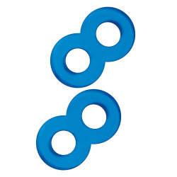 Комплект из 2 эрекционных колец-восьмерок 2-Pack Duo Cock And Ball Stamina Enhancement Ring Комплект из 2 эрекционных колец-восьмерок 2-Pack Duo Cock And Ball Stamina Enhancement Ring