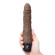 Коричневый вибромассажер 7 Realistic Vibrator - 20 см. Коричневый вибромассажер 7 Realistic Vibrator - 20 см.
