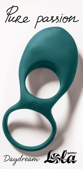 Зеленое эрекционное виброкольцо Daydream Зеленое эрекционное виброкольцо Daydream