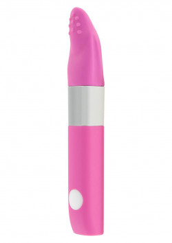 Розовый мини-вибратор TRAVEL C-SENSE - 11 см.