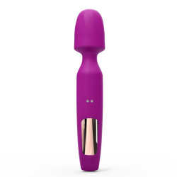 Лиловый вибратор с 2 сменными насадками R-Evolution Wand Vibrator with 2 Attachments Лиловый вибратор с 2 сменными насадками R-Evolution Wand Vibrator with 2 Attachments