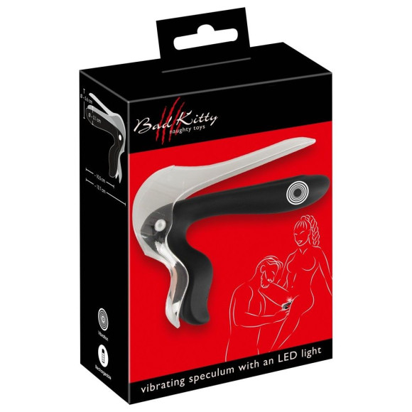Вагинальный расширитель Vibrating Speculum с вибрацией и подсветкой Вагинальный расширитель Vibrating Speculum с вибрацией и подсветкой
