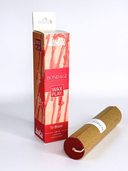 Низкотемпературная свеча для тактильной практики Wax Play To Blaze Низкотемпературная свеча для тактильной практики Wax Play To Blaze