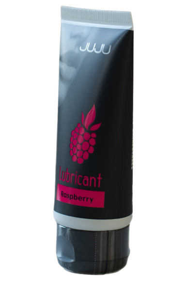 Съедобный лубрикант JUJU Raspberry с ароматом малины - 50 мл. Съедобный лубрикант JUJU Raspberry с ароматом малины - 50 мл.