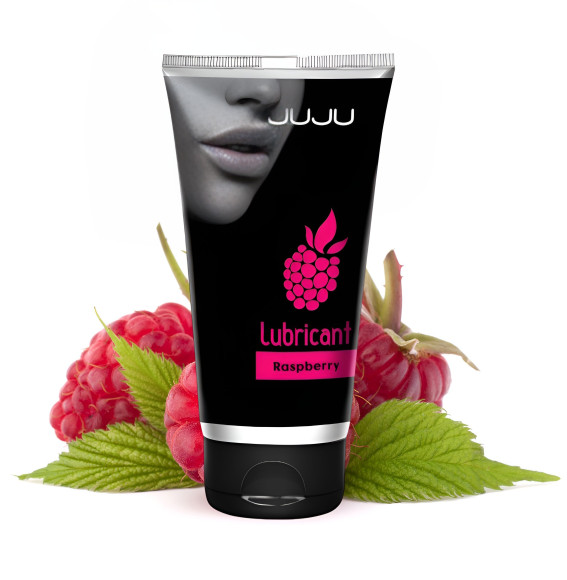 Съедобный лубрикант JUJU Raspberry с ароматом малины - 50 мл. Съедобный лубрикант JUJU Raspberry с ароматом малины - 50 мл.