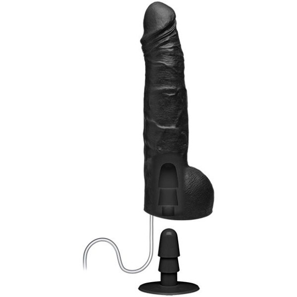 Черный фаллоимитатор с имитацией эякуляции Wet Works 10 Dual Density ULTRASKYN Squirting Cumplay Cock - 26,7 см. Черный фаллоимитатор с имитацией эякуляции Wet Works 10 Dual Density ULTRASKYN Squirting Cumplay Cock - 26,7 см.
