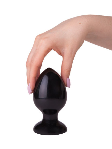 Черная анальная пробка MAGNUM 8 - 11,5 см. Черная анальная пробка MAGNUM 8 - 11,5 см.