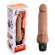 Кофейный вибратор-реалистик с клиторальными лепестками 7 Realistic Vibrator - 21,5 см. Кофейный вибратор-реалистик с клиторальными лепестками 7 Realistic Vibrator - 21,5 см.