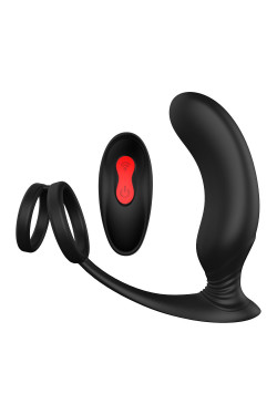 Черный массажер простаты REMOTE P-PLEASER Черный массажер простаты REMOTE P-PLEASER