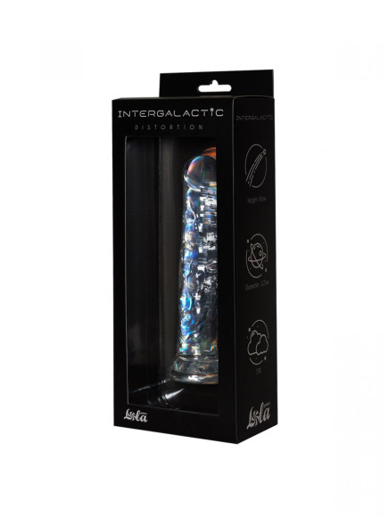 Прозрачный фаллоимитатор Distortion - 18 см. Прозрачный фаллоимитатор Distortion - 18 см.