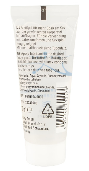 Гель-смазка на водной основе Just Glide - 20 мл. Гель-смазка на водной основе Just Glide - 20 мл.