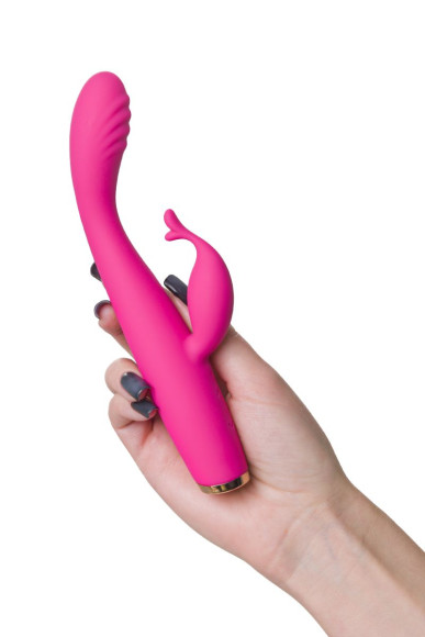 Ярко-розовый вибратор-кролик G-Hawker - 19,5 см. Ярко-розовый вибратор-кролик G-Hawker - 19,5 см.
