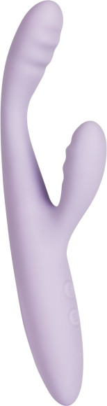 Сиреневый интерактивный вибростимулятор-кролик Cici+ 2 с функцией нагрева - 17,8 см. Сиреневый интерактивный вибростимулятор-кролик Cici+ 2 с функцией нагрева - 17,8 см.