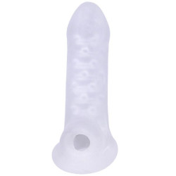 Толстая насадка-удлинитель с подхватом мошонки Jacked Up Толстая насадка-удлинитель с подхватом мошонки Jacked Up