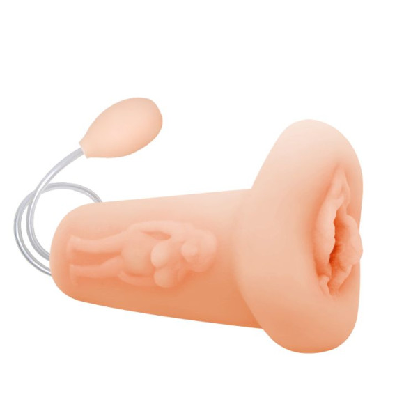 Мастурбатор-вагина с грушей Мастурбатор-вагина с грушей