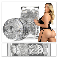 Прозрачный двусторонний мастурбатор Fleshlight Quickshot Mia Malkova