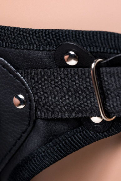 Телесный поясной страпон с вагинальной пробкой - 17 см. Телесный поясной страпон с вагинальной пробкой - 17 см.