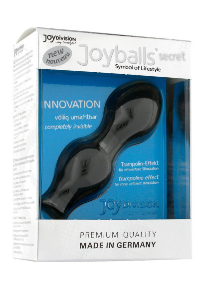 Чёрные вагинальные шарики Joyballs Secret Чёрные вагинальные шарики Joyballs Secret