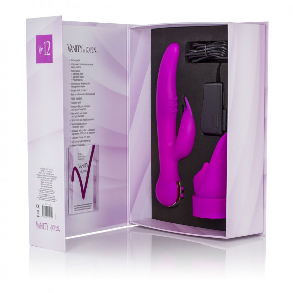 Эксклюзивный хай-тек вибратор VANITY BY JOPEN VR12 - 23,5 см.