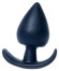 Черная анальная втулка Bubble - 8,5 см. Черная анальная втулка Bubble - 8,5 см.