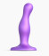 Фиолетовая насадка Strap-On-Me Dildo Plug Curvy size S Фиолетовая насадка Strap-On-Me Dildo Plug Curvy size S