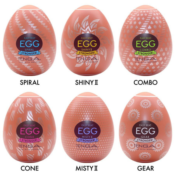 Набор из 6 мастурбаторов-яиц Tenga Egg Variety Pack V Набор из 6 мастурбаторов-яиц Tenga Egg Variety Pack V