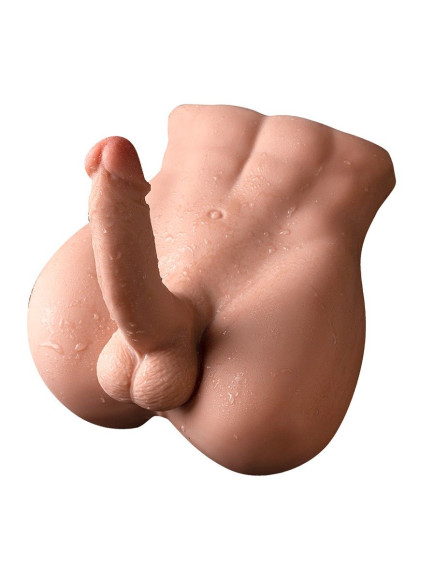 Телесный мужской торс с вибрацией и возвратно-поступательными движениями Bartlett Телесный мужской торс с вибрацией и возвратно-поступательными движениями Bartlett