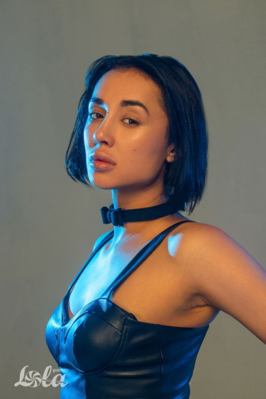 Черный ошейник Decadence с бабочкой Черный ошейник Decadence с бабочкой