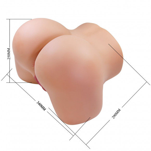 Телесный мастурбатор Julia с 2 любовными тоннелями