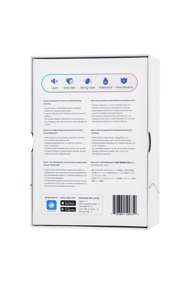 Черное эрекционное кольцо Lovense Diamo Черное эрекционное кольцо Lovense Diamo