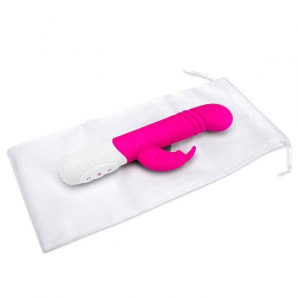 Розовый массажер для G-точки Slim Shaft thrusting G-spot Rabbit - 23 см. Розовый массажер для G-точки Slim Shaft thrusting G-spot Rabbit - 23 см.