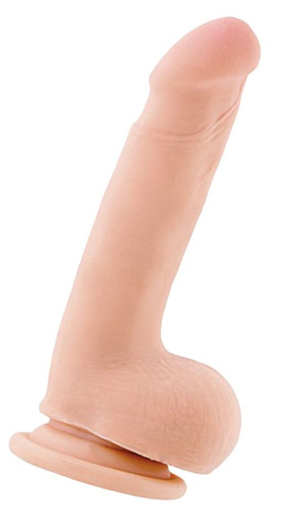 Реалистичный перезаряжаемый вибратор REALSTICK ELITE VIBRO с пультом ДУ - 18,5 см. Реалистичный перезаряжаемый вибратор REALSTICK ELITE VIBRO с пультом ДУ - 18,5 см.