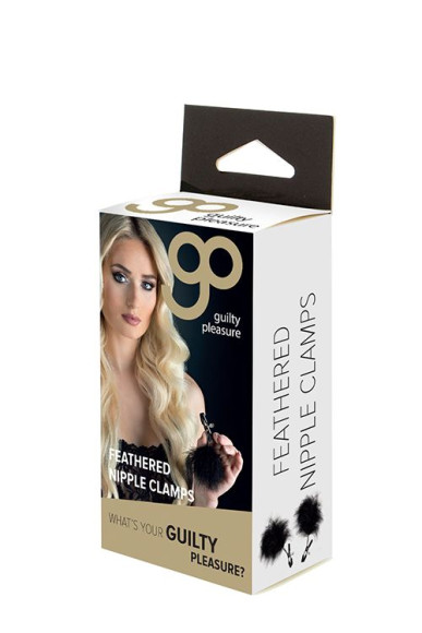 Зажимы для сосков с пухом FEATHERED NIPPLE CLAMPS Зажимы для сосков с пухом FEATHERED NIPPLE CLAMPS